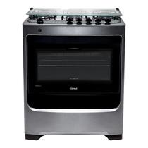 Fogão Consul 5 bocas cor Inox com botões removíveis - CFS5NAR Fogão Consul 5 bocas cor Inox com botões removíveis - CFS5NAR