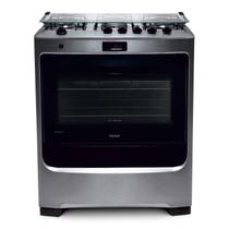 Fogão Consul 5 bocas cor Inox com Dupla chama e timer digital - CFS5QAR