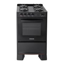 Fogão Cook Glass 4 queimadores Preto FGVCG410PT Suggar