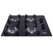 Fogão Cooktop 4 Bocas Askoi Preto Bivolt