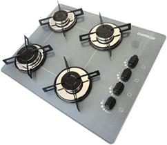 Fogão Cooktop 4 Bocas Chamalux Ultra Chama Premium Bivolt