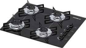 Fogão Cooktop 4 Bocas GLP Chamalux Acendimento Inteligente Ultra Chama Bivolt