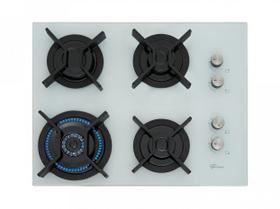 Fogão Cooktop 4 Bocas Tripla Chama Branco - Infinty Fischer