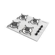 Fogão Cooktop 4 Bocas Ultra Chama Bivolt - Branco - Chamalux - Chamallux