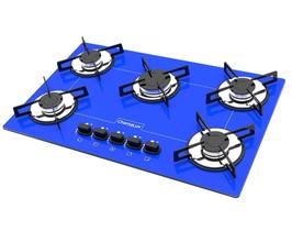 Fogão Cooktop 5 Bocas Chamalux Ultra Chama Premium Bivolt