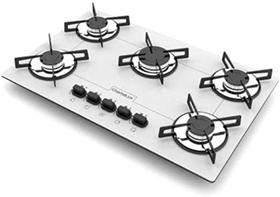 Fogão Cooktop 5 Bocas Chamalux Ultra Chama Premium Bivolt