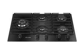 Fogão Cooktop 5 Bocas Tripla Chama MCG5BM Grade Dupla Mesa de Vidro Mueller Preto