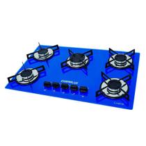 Fogão Cooktop 5 Bocas Tripla Chama ul Gás Glp
