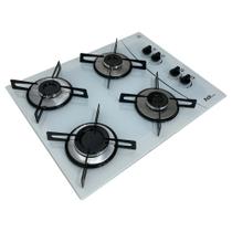 Fogão Cooktop a gás DeD 4 bocas Branco - Acendimento automático