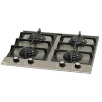 Fogão Cooktop a Gás Fischer Platinium 4Q 4 Bocas Vidro Temperado Inox Bivolt Fogão Cooktop a Gás Fischer Platinium 4Q 4 Bocas Vidro Temperado Inox Bivolt