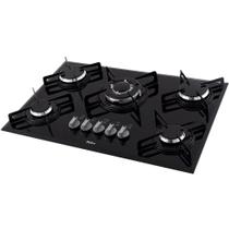 Fogão Cooktop a Gás Philco Chef 5 TC 5 Bocas Mesa Vidro Temperado Acendimento Automático Bivolt