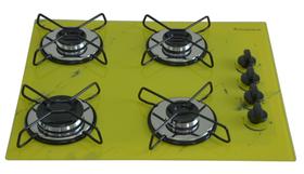 Fogão Cooktop Chamalar 4 Bocas Ultra Chama Bivolt XP