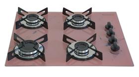 Fogão Cooktop Chamalar Premium 4 Bocas Ultra Chama Bivolt XP