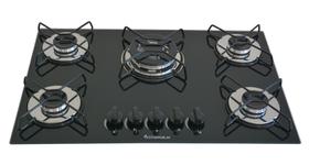 Fogão Cooktop Chamalar Premium 5 Bocas Tripla Chama Bivolt XP