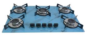 Fogão Cooktop Chamalar Premium 5 Bocas Ultra Chama Bivolt XP