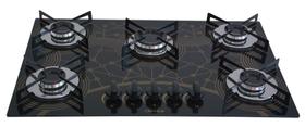 Fogão Cooktop Chamalar Premium 5 Bocas Ultra Chama Mesclado Bivolt GLP Fogão Cooktop Chamalar Premium 5 Bocas Ultra Chama Mesclado Bivolt GLP