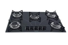 Fogão Cooktop Chamalar Premium 5 Bocas Ultra Chama Preto Bivolt GLP Fogão Cooktop Chamalar Premium 5 Bocas Ultra Chama Preto Bivolt GLP