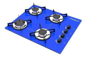 Fogão Cooktop Chamalux 4 Bocas Ultra Chama Azul 127v/220v Trempe de Chapa