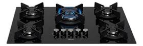 Fogão cooktop com alimentação gás - Fischer 26298 cor preto Fogão cooktop com alimentação gás - Fischer 26298 cor preto