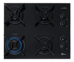 Fogão Cooktop De Embutir 4 Bocas A Gás Chama Rápida Fischer PRETO BIVOLT Fogão Cooktop De Embutir 4 Bocas A Gás Chama Rápida Fischer PRETO BIVOLT