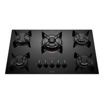 Fogão Cooktop de Embutir para Cozinha 05 Bocas a Gás Atlas Utop Preto Bivolt 110 e 220v