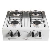 Fogão Cooktop de Mesa Portátil a Gás 4 Bocas Braslar Asiático Junior Fogão Cooktop de Mesa Portátil a Gás 4 Bocas Braslar Asiático Junior