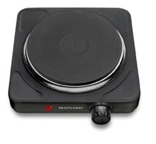 Fogão cooktop elétrica multilaser easy cook preto 220v