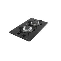 Fogão Cooktop Elétrico 2 Bocas Inox Mesa Em Vidro Safe Fogatti