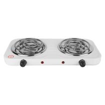 Fogão Cooktop Elétrico Duplo Duas Bocas Portátil Camping 127V 2000W Western