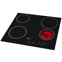 Fogão Cooktop Elétrico Mesa Vitrocerâmica 4Q Touch Fischer 220V