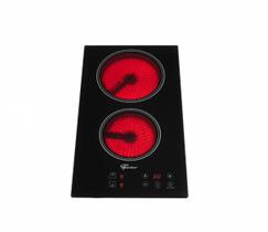 Fogao cooktop fischer 2q eletrico mesa vitroceramica touch