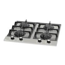 Fogão Cooktop Fischer 4 Queimadores Platinium Mesa de Inox prime Escovado Fogão Cooktop Fischer 4 Queimadores Platinium Mesa de Inox prime Escovado