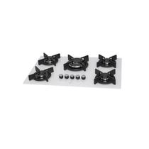 Fogão Cooktop Fischer 5Q TC Infinity Gás Mesa Vidro BRANCO