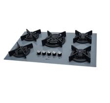 Fogão Cooktop Fischer TC Infinity 5Q Gás Mesa Vidro