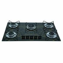 Fogão Cooktop Gás 5 Bocas Ultra Chama 127v/220v Mesclado - Chamalar
