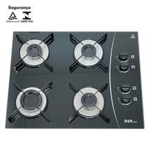 Fogão Cooktop Gás E Acendimento Elétrico D&d Preto 110v/220v