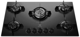 Fogão Cooktop Gás Electrolux Ke5Tp 5 Boca Tripla Chama Preto