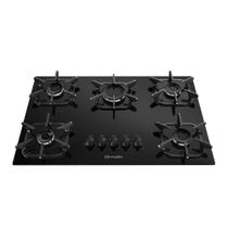 Fogão Cooktop Gás Mueller 5 Bocas Ultra Chama Bivolt Preto