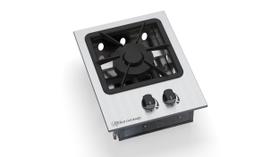 Fogão Cooktop Industrial Aço Inox 1 Bocas Queimador Duplo