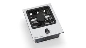 Fogão Cooktop Industrial Aço Inox 1 Bocas Queimador Simples