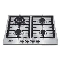 Fogão Cooktop Inox a Gás 4 Bocas 1 Dupla Ecg04 Bivolt - Eos B163914
