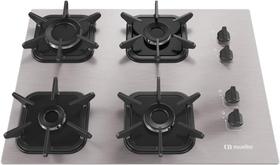 Fogão Cooktop Mueller 4 Bocas Ultra Chama Alumínio Bivolt 110V/220V