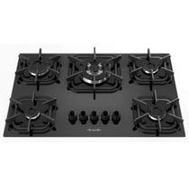 Fogão Cooktop Mueller Gás 5 Bocas Chama Tripla Bivolt G56012