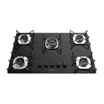 Fogão Cooktop Ori Mesa de Vidro Fogatti 5 Bocas Bivolt Fogão Cooktop Ori Mesa de Vidro Fogatti 5 Bocas Bivolt