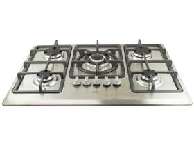Fogão Cooktop Philco 5 bocas Tripla Chama PCT05ITC Inox Bivolt