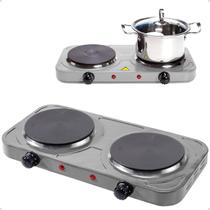 Fogão Cooktop Portátil Elétrico 2 Bocas 2000w Chapa Linha Premium