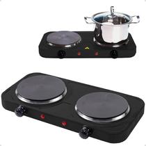 Fogão Cooktop Portátil Elétrico Aquecimento Rápido De Bancada Linha Premium