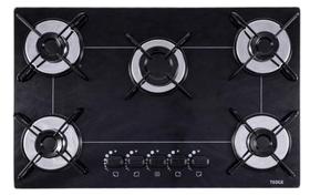 Fogão Cooktop Tedge 5 Bocas Ultra Chama Preto 127v/220v