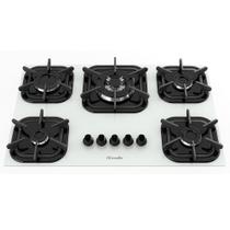 Fogão Cooktop Tripla Chama - 05 Bocas - Mueller Branco - 601270004