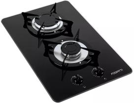 Fogão Cooktop V200 Preto Inox 2 Bocas Bivolt - Fogatti